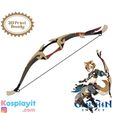 3D Print Ready SD Genshin Impact - Arco de Corvo - Ficheiros de modelo digital 3D - Gorou Cosplay