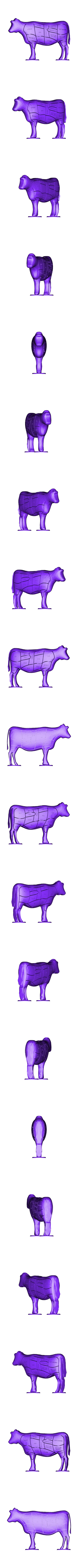 Beef puzzle.stl Puzzle da carne de vaca