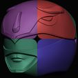 F.jpg rubik's cube 2x2x2 blue ranger head