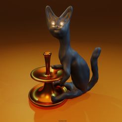 2.jpg Download free STL file Kitten and fountain • 3D print template, AlexStormND
