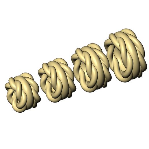 Double-sides-Braided-rope-bead-size7to10-04.jpg Double braided wire bead and charm 3D print model