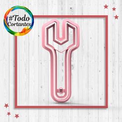 1831-Llave.96.jpg STL file Wrench cutter - tools・3D print model to download
