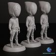 7.jpg Guarda-costas de lulas - Conjunto de modelos 3D STL com base (círculo, quadrado, triângulo)