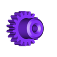 Pinion_19t_0.8m.stl 48t 0.8m Stirnrad- und 11t-19t 0.8m Ritzelgetriebe für Quanum Vandal / FTX Vantage / VRX Spirit