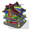99_00001.jpg MAISON 2 HOUSE HOME CHILD CHILDREN'S PRESCHOOL TOY 3D MODEL KIDS TOWN KID Cartoon Building 5