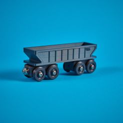 2023_09_30_Toy_Train_0042.jpg Archivo STL Freight Wagon for Toy Train BRIO IKEA compatible・Diseño de impresora 3D para descargar