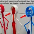 direction_display_large.jpg 'Tooth Brush Standz' ... Fun free standing tooth brush holders!