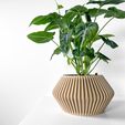 misprint-0246.jpg The Hendro Planter Pot with Drainage | Tray & Stand Included | Modern and Unique Home Decor for Plants and Succulents  | STL File