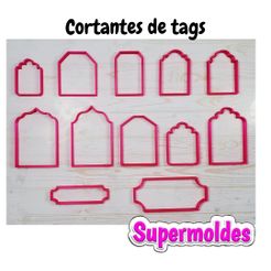 Cortantes de tags REINFORCED CUTTER TAGS FOR COOKIES, POSTERS AND HANDICRAFTS