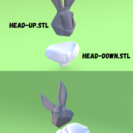 jj.png Bugs bunny urban vibes Fan art (multiparts/3mf)