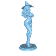 model-7.png Morwen Ash – Fantasy Female Witch Figure STL