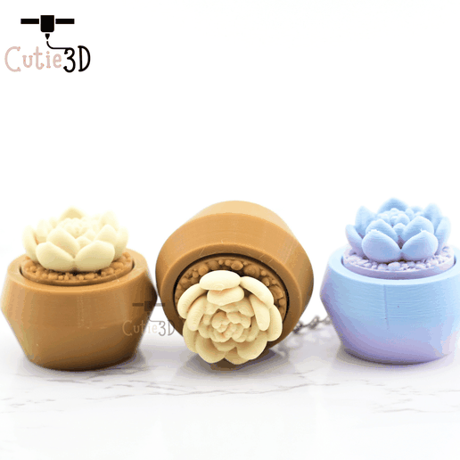 Cutie3D_Moonstone_Succulent_Keycap_Fidget_Clicker_Keychain_-_08.png Cutie3D Moonstone Succulent Keycap Fidget Clicker Keychain - Porte-clés sac à dos mignon