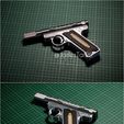 362938769_6895250347173586_2737638840366239478_n.jpg Persona 3 - Evoker Gun Prop 3D Model STL File