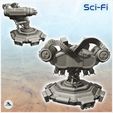 4.jpg Firing turret with double guns and rockets (1) - Future Sci-Fi SF Infinity Terrain Tabletop Scifi