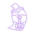 ghost.stl Halloween Cookie Cutter and Seal