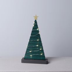 Wavy-Christmas-Tree-by-Slimprint-1.jpg Fichier STL gratuit Arbre de Noël ondulé | Décoration de Noël・Modèle imprimable en 3D à télécharger, Slimprint