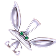 render-3.png Big Ear Cartoon Character Pendant 3D Printable Model