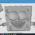 10.png Spongebob with Rainbow 3D print model
