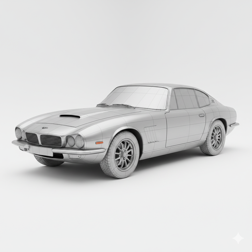 Jensen CV8 supercar, race car, car model, muscle car, diorama, vintage car, classic car, hypercar, JDM, vehicle, car 3D, car STL, pickup, garage, automobile, sports car, drift car, car, SUV, truck
