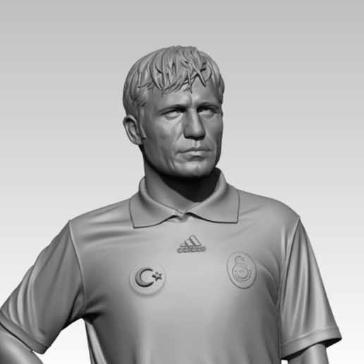 Gheorghe Hagi Nostaji Futbol Efsanesi - Nostalgia Football Legend Figurine