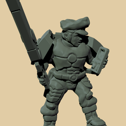 fireblade female.png Infantry officer for human auxiliaries to the space communists.