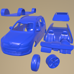 c04_005.png STL file Skoda Praktik 2011 Printable Car In Separate Parts・3D printer design to download