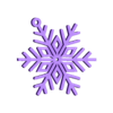 Snowflake 8.stl Snowflake Garlands/ Guirnaldas de Guirnaldas de flaos de nieve