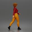 3DG-0002.jpg Walking pose highlights outfit design showing energy movement and character