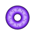 Donut with Sprinkles - 8.6 mm.stl Donut Straw Topper