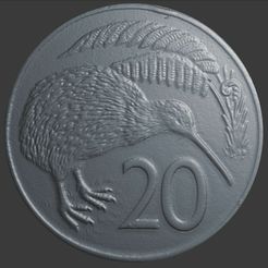NZ_20_Cents_Number.jpg New Zealand, 20 Cts, Reverse, 3D Scan