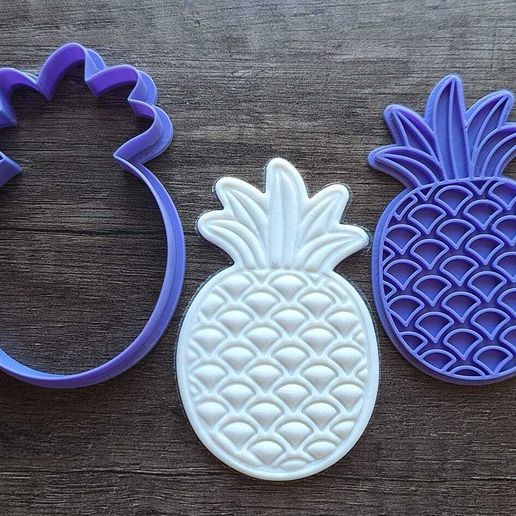 Summer themed cookie cutter and stamp 03