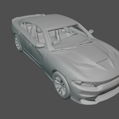 HHKJK.png Fichier STL DODGE CHALLENGER HELLCAT・Modèle imprimable en 3D à télécharger