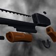 PUMP_text_PARTES_Render3.jpg Pump shotgun  FORTNITE 3D model cosplay