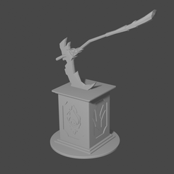fiddle-pedestal-side-front.png Бесплатный STL файл Fiddlesticks Scythe League of Legends・3D-печать объекта для загрузки
