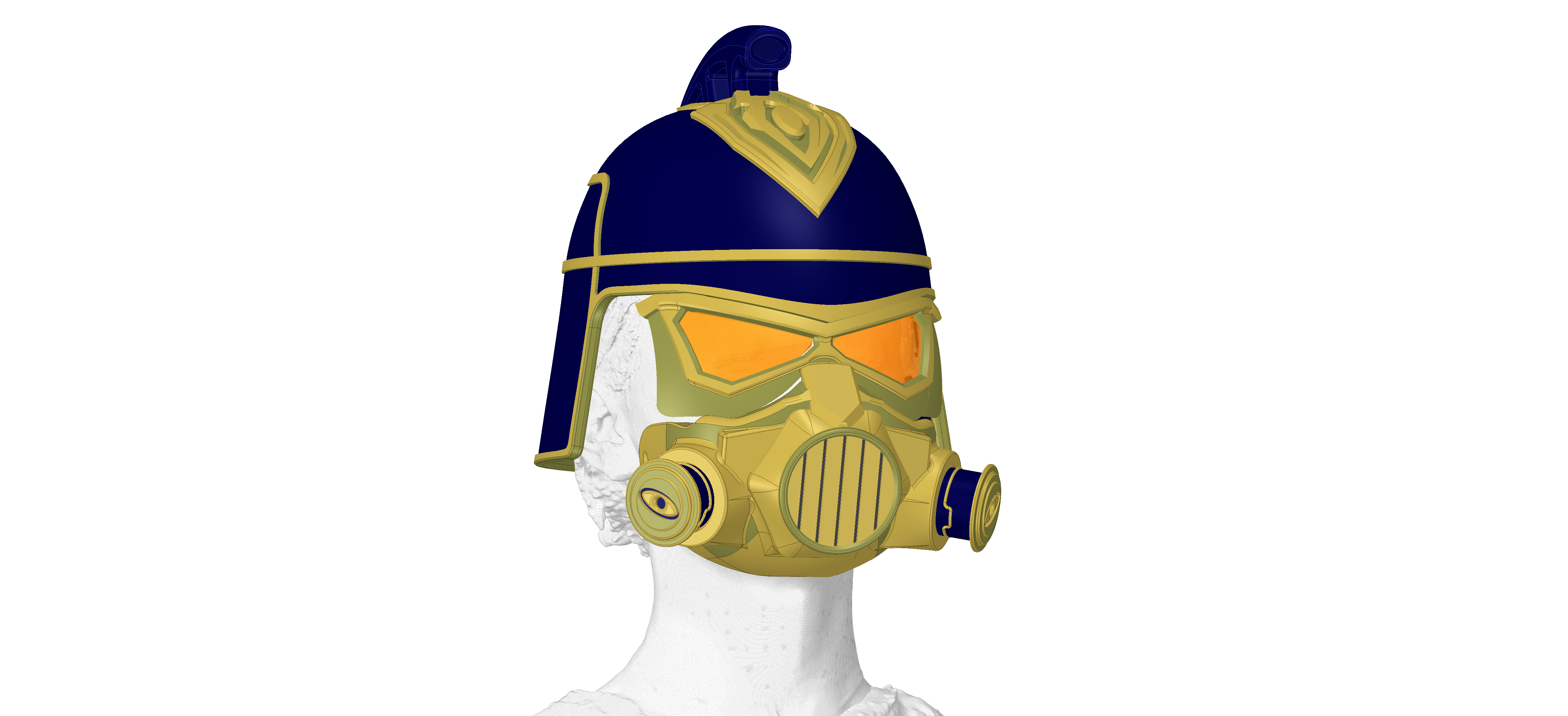 Download file Piltover Warden Helmet Part of the Piltover Warden Set By Collins Creations 3D