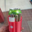 Can Koozie With Lighter holder by Mohawkmade, Download free STL model