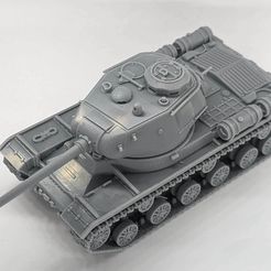 IS-1-1.jpg Файл 3D Тяжелый танк ИС-1 (СССР, Вторая мировая война)・3D модель для печати скачать