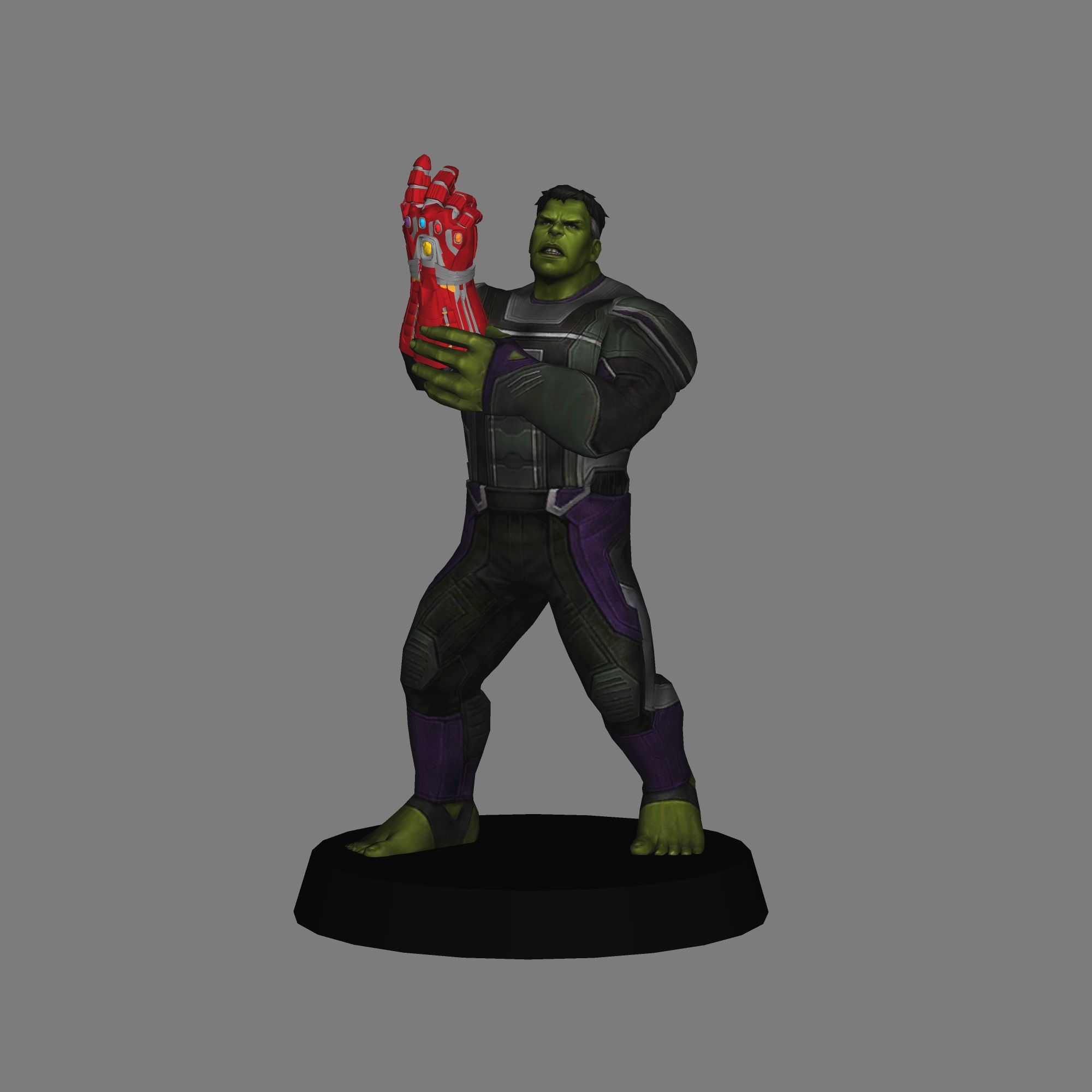STL file Hulk snap Nano Gauntlet - Avengers Endgame low poly 3d print ...