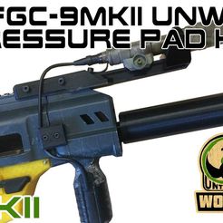 FGC-9MKII-Pressure-pad.jpg Free STL file FGC9, FGC6, FGC68 -MKII UNW Pressure pad mod pack・3D printer model to download, UntangleART