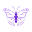 borboleta 137mm.stl flexi print  butterfly happy