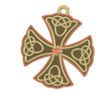 cross-06 v9-01.png neck pendant keychain Catholic protective cross v06 3d-print and cnc
