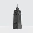 Tunis-2.jpg Al Zaytuna Mosque minaret detailed 3D miniature
