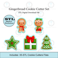 Etsy-Listing-Template-STL.png Gingerbread Cookie Cutter Set | STL File