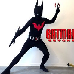 f9763b159def0b89cc53de65b845ebe2_display_large.jpg Free STL file Batman Beyond Cosplay・3D printable design to download