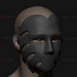 06.jpg Squid Game Mask - The Waiter No29 Mask - 3D print model