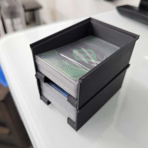 Stackable Card Tray for American Mini, Euro Mini and Standard cards v2