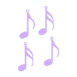 2_notesV1.stl Music notes assortment
