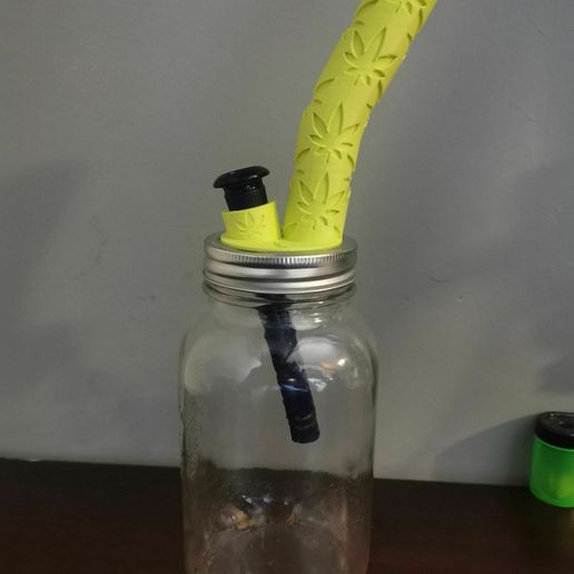 STL file Cave Mary Mason Jar Bong・3D printable model to download・Cults