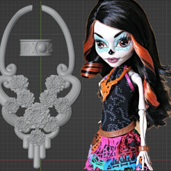 image-25.png Skelita Calaveras Bracelet and Necklace Replacement