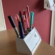IMG_3473.jpeg Pen holder in pool table design / pen holder / for the office / gift idea